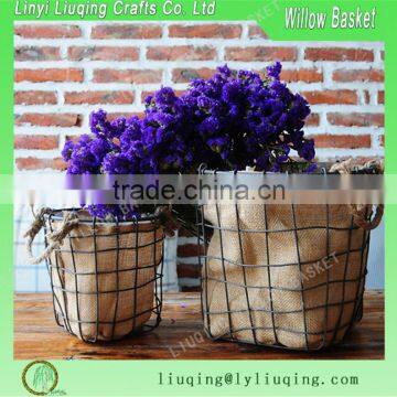 wholesale wire baskets gift baskets with linners