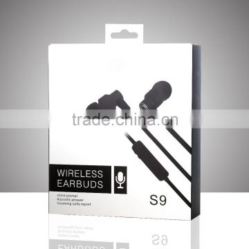 Newest in-ear wireless Bluetooth 4.1 sport headset HBS-800 headphone swimming waterproof for outdoor mobile phones and computers