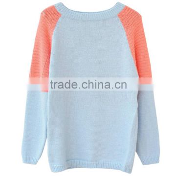 Wholesale fashion women sweater with high quality made in China