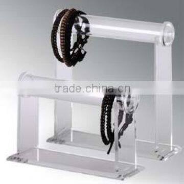 Acrylic Material T Shape Black Acrylic Bracelet Jewelry Display photo-3