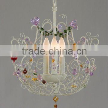 Colorful acrylic chandelier lamp/Pendant Lamp for decorative with CE