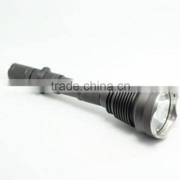 1000 Lm high power LED flashlight recharge torch