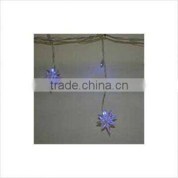 led color star external member christmas icicle lights