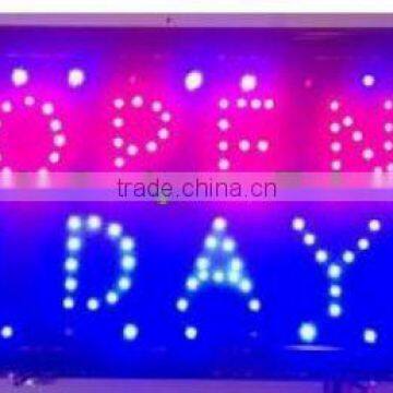 ABS Molded Frame Open Led Light Sign Factory