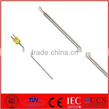 Mineral Insulated Metal Sheath Thermocouple Probe with Bare Lead