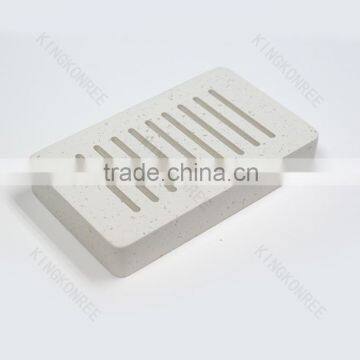 Acrylis solid surface resin stone soap dish