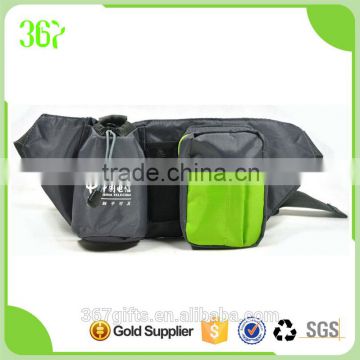 Sport Chest Bag Multifunctional Waist Bag with Water Bottle Holder