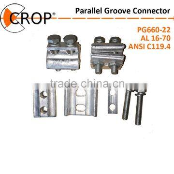 Double Bolts Super Quality Aluminium Copper Parallel Groove PG Clamp/ electrical wire clamp