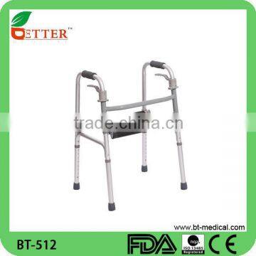 Aluminum Folding Shopping Walker with seat