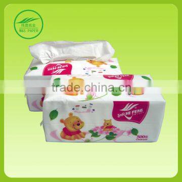 2015 Promotional Soft pack facial tissue