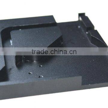 Precision custom aluminum CNC machining parts black anodizing