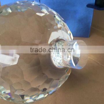 Clear sphere crystal faceted ball for chandelier