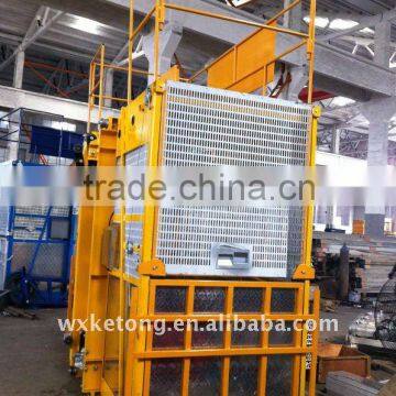 Personalize Twin Cage Construction Hoist Elevator Material Lifts SC200 4.2 x 1.5 x 2.5m