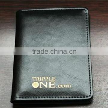 leather pu passort holder with card holder