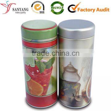 Manufacturer wholesale quality cylinder metal tin canister for wine vodka mineral water packaging shipping box                        
                                                                                Supplier's Choice
