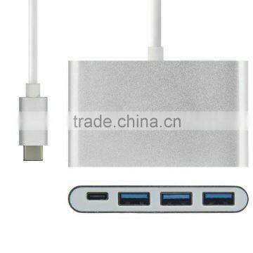 Type C USB 3.1 USB C Multiple 3 Ports 3.0 Hub with PD Power Charge