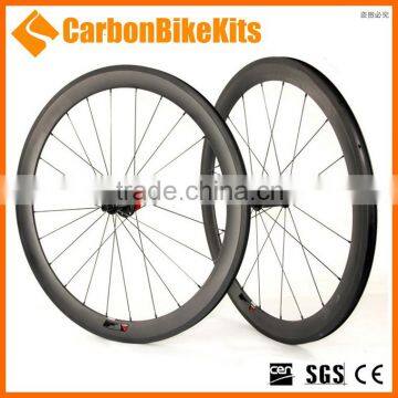 CarbonBikeKits Hot sell carbon 50mm 700c clincher wheels SL50C