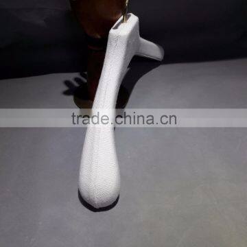 Cheap Wooden Satin Padded Fabric Cloth Clothes Clothing Coat T Shirt Skirt Hanger Sample photo-4