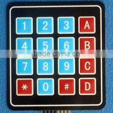 Digital Printing Membrane Keyboard Switch