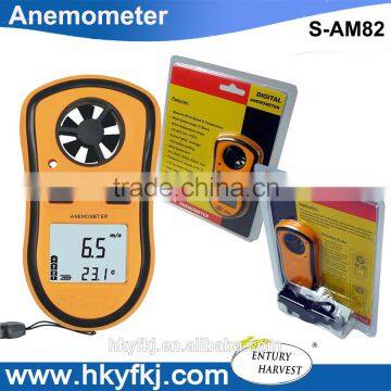 Digital LCD Wind Speed Gauge Meter Thermometer Anemometer (S-AM82)