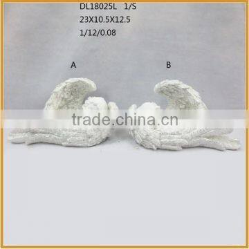 white resin angel wings figurines ornament