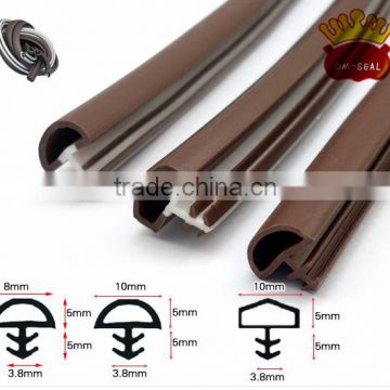 good quality timber door slot seal/wooden door weatherstrip