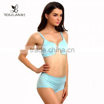 High Quality Valentine Lovely Girl Spandex Sexy Bra Panty Set