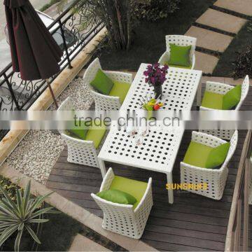 Garden furniture rattan dining table rattan furniture