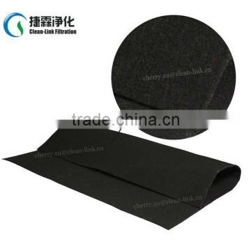 Activated carbon air filtration media