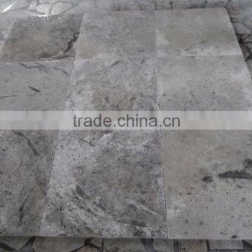Silver Travertine Tiles From Turkey