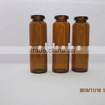 amber medical glass bottle