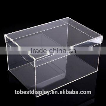 Excellent acrylic sneaker box,transparent acrylic nike shoe box,acrylic shoe box shenzhen factory