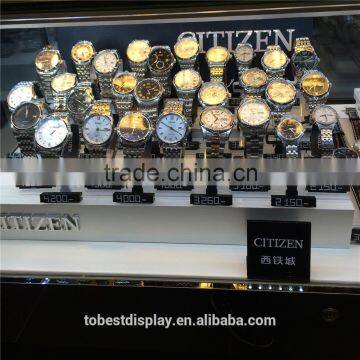 Luxury Countertop Custom Wholesale Watch Holder/acrylic Watch Display/watch Display Stand With Silk Print photo-2