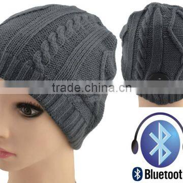 wholesale 100% Acrylic bluetooth winter hat With Headphone