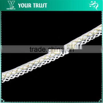 Width 1.1 Centimeter Black Leather Colorful Braid Trimming photo-6