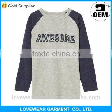 China Wholesale Kids Clothes Boys T-shirts New Pattern Letter Print Long Sleeve Kids T-shirt China Wholesale Kids Cl                        
                                                Quality Choice