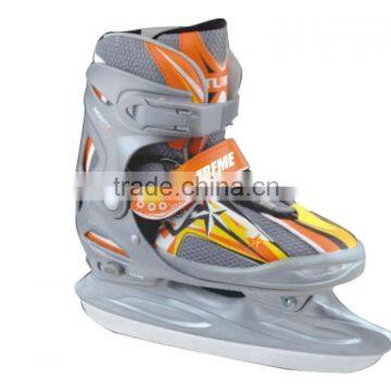 China manufacturing stainless steel semi-soft ice skating shoes