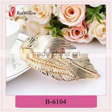 High quality rhinestones flower barrette hair jewelry fashion