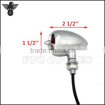 Red Lens Tribar Motorcycle Turn Signals Vintage Indicator for Kawasaki Lighting photo-6