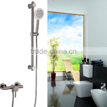 Wall mounted S.S. 304 portable thermostatic shower faucet