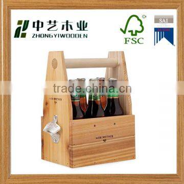 Handmade portable Wooden Wine Holder/Beer Holder