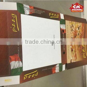 Customized corrugated pizza box for taking away