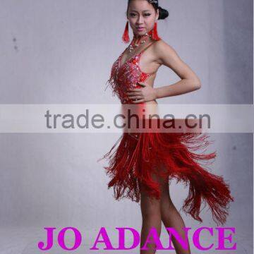 Latin Dance Dress Dance Competition Dress Latin Dance Costumes Ms. Dance Skirt Dance Competition Dress Tights