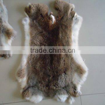 High quality grass rabbit fur pelt or skin