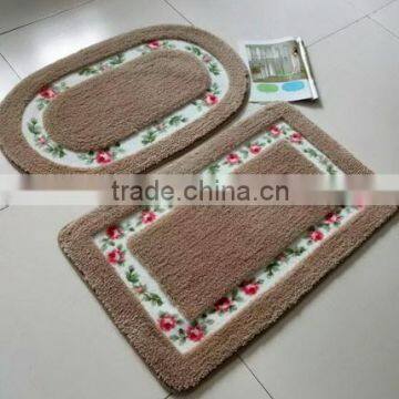 Indoor rubber backed doormats for bathroom entrance mat