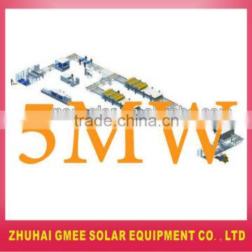 5MW solar panel manufacturing equipment