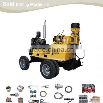 Trailer Mounted Water Well Drilling, Core Drilling Rig, Mineral Drilling Rig