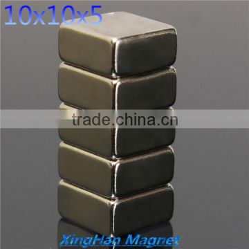 N35 Square Block 10x10x5 Magnet 10mm x 10mm x 5mm uge Strong Large neodymium ndfeb rare earth magnet magents