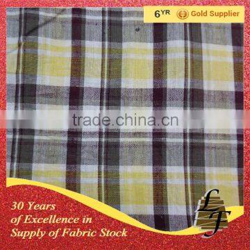 21S- 100% Cotton Yarn Dyed Shirting Stock Fabric(2255)