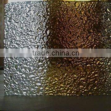4mm Nashiji figured glass